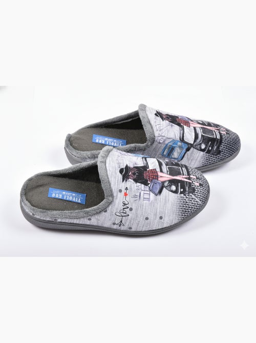 Chinelos Mulher Mule PhotoPrint - Kiabi Chinelos Mulher Mule PhotoPrint - Kiabi