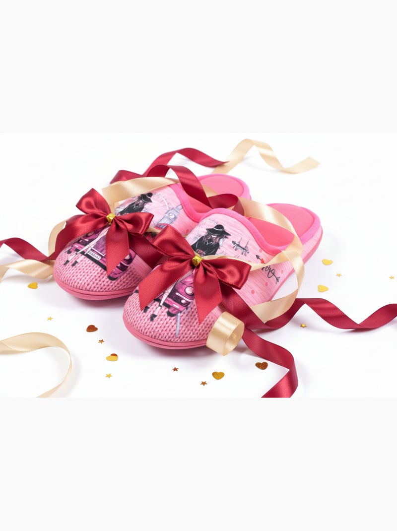 Chinelos Mulher Mule PhotoPrint Rosa - Kiabi