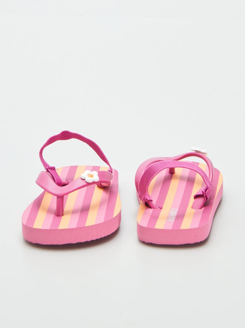 Chinelos multicolores ROSA - Kiabi