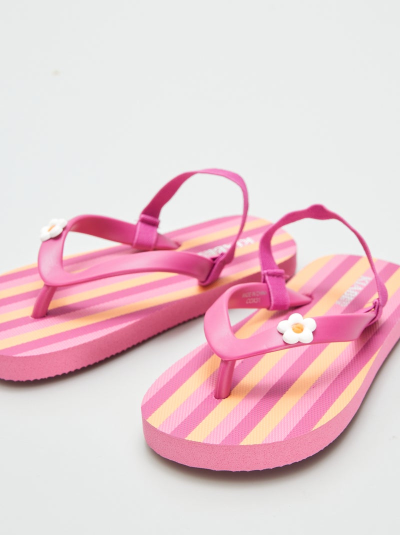 Chinelos multicolores ROSA - Kiabi