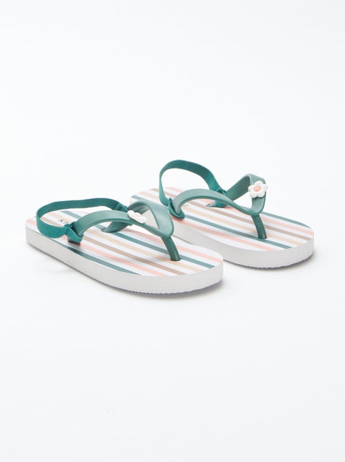 Chinelos multicolores - Kiabi