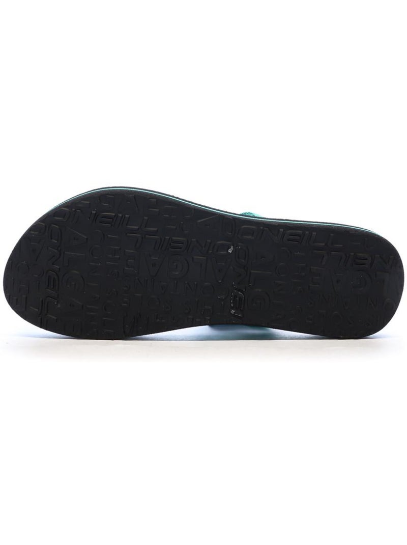 Chinelos O'Neill Cove Bloom para Mulher Azul/Preto Verde - Kiabi