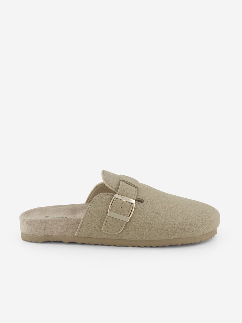 Chinelos Sabot Castanho - Kiabi