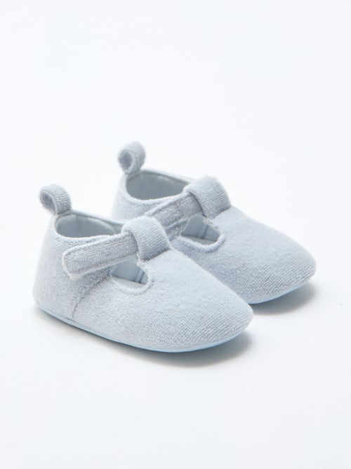 Chinelos tipo bailarina em felpo - Kiabi