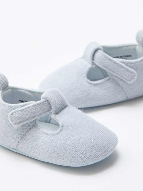 Chinelos tipo bailarina em felpo - Kiabi