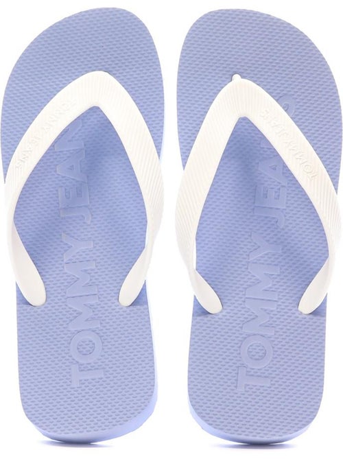 Chinelos Tommy Hilfiger para Mulher Azul/Branco EN0EN02447 - Kiabi Chinelos Tommy Hilfiger para Mulher Azul/Branco EN0EN02447 - Kiabi
