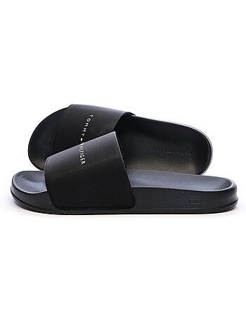 Chinelos Tommy Hilfiger Texturizados Pretos para Homem