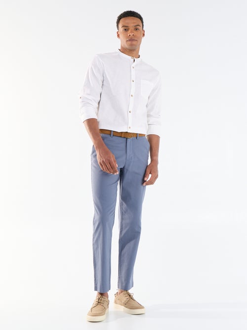 Chino liso cintura normal - Kiabi