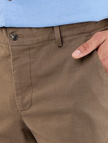 Chino liso cintura normal