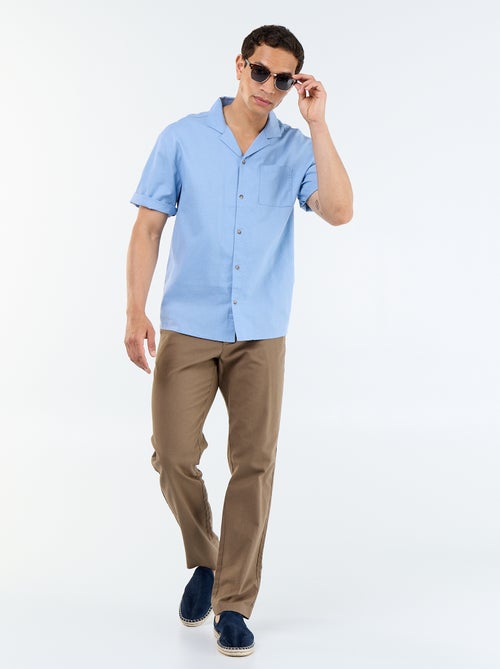 Chino liso cintura normal - Kiabi