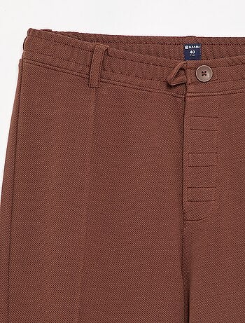 Chino liso regular - coleção fácil de vestir