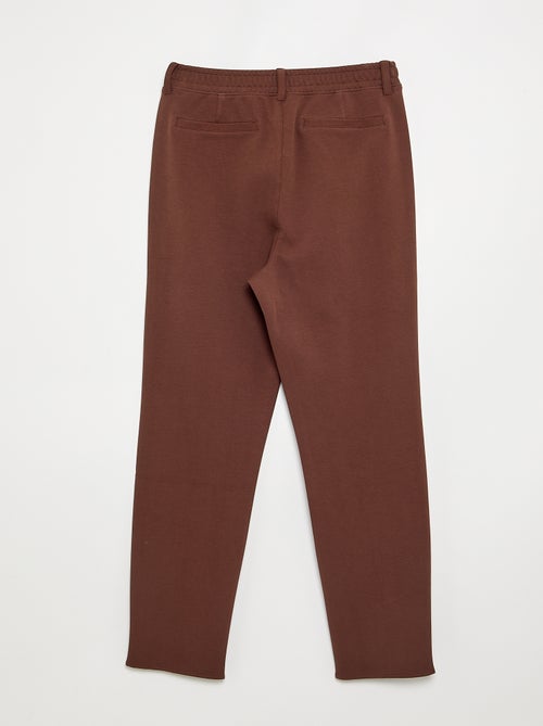 Chino liso regular - coleção fácil de vestir - Kiabi Chino liso regular - coleção fácil de vestir - Kiabi