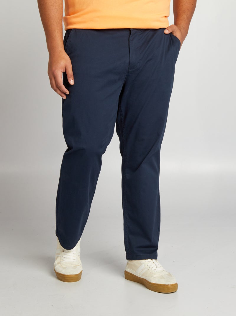 Chino slim - L32 AZUL - Kiabi