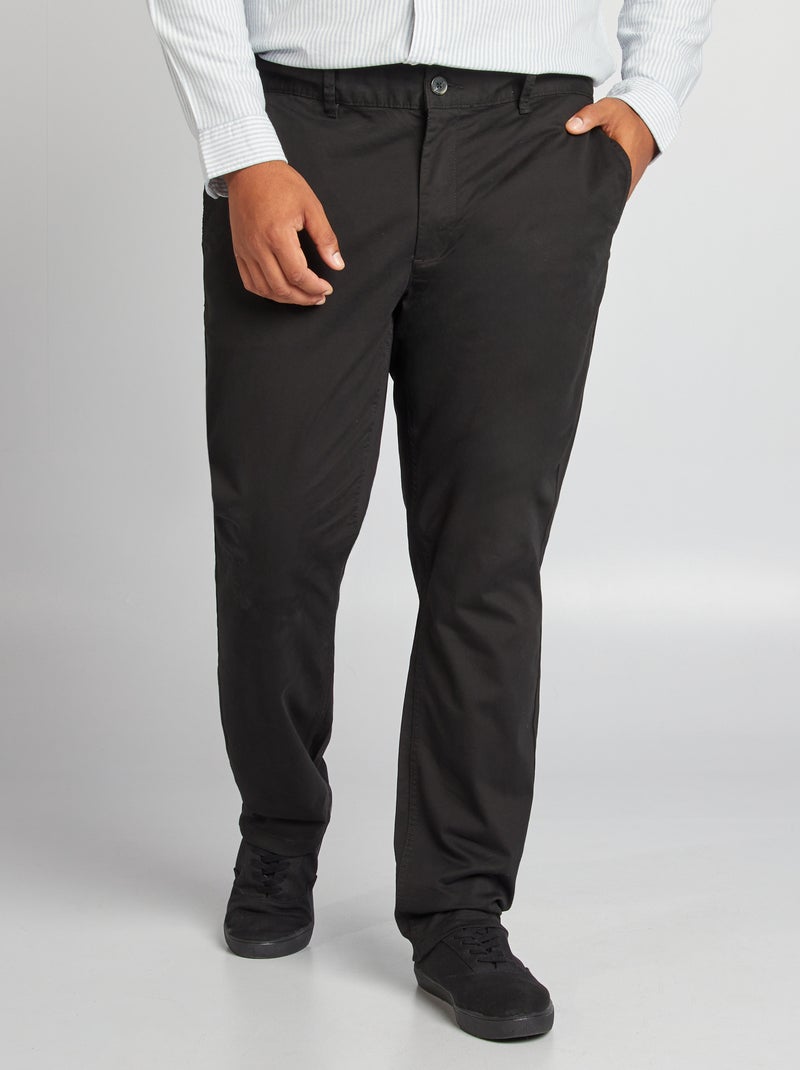 Chino slim - L32 Preto - Kiabi