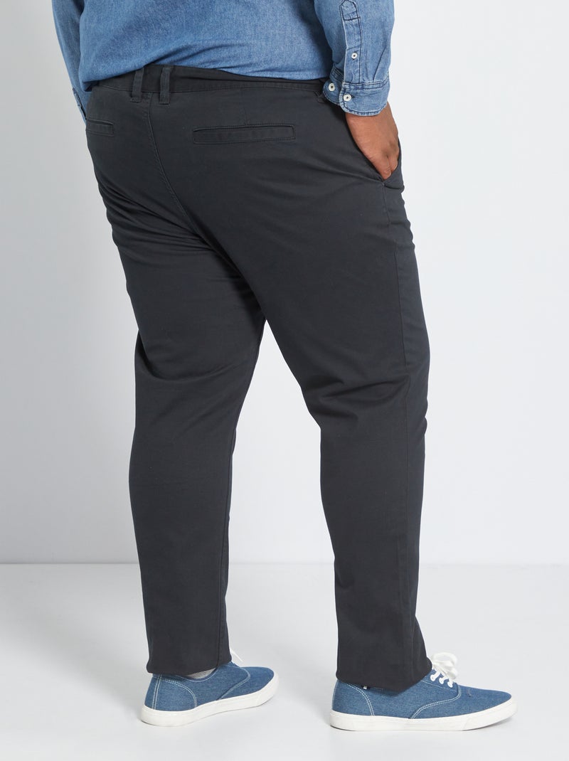 Chino slim - L32 Preto - Kiabi