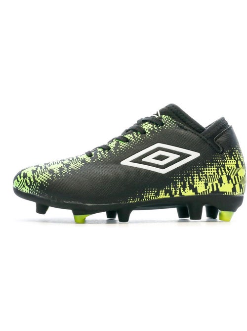 Chuteiras de Futebol Umbro Form Net para Menino Preto/Amarelo - Kiabi