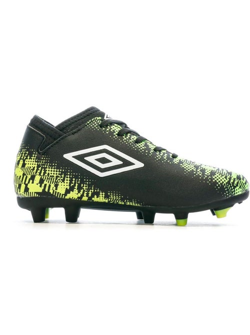 Chuteiras de Futebol Umbro Form Net para Menino Preto/Amarelo - Kiabi