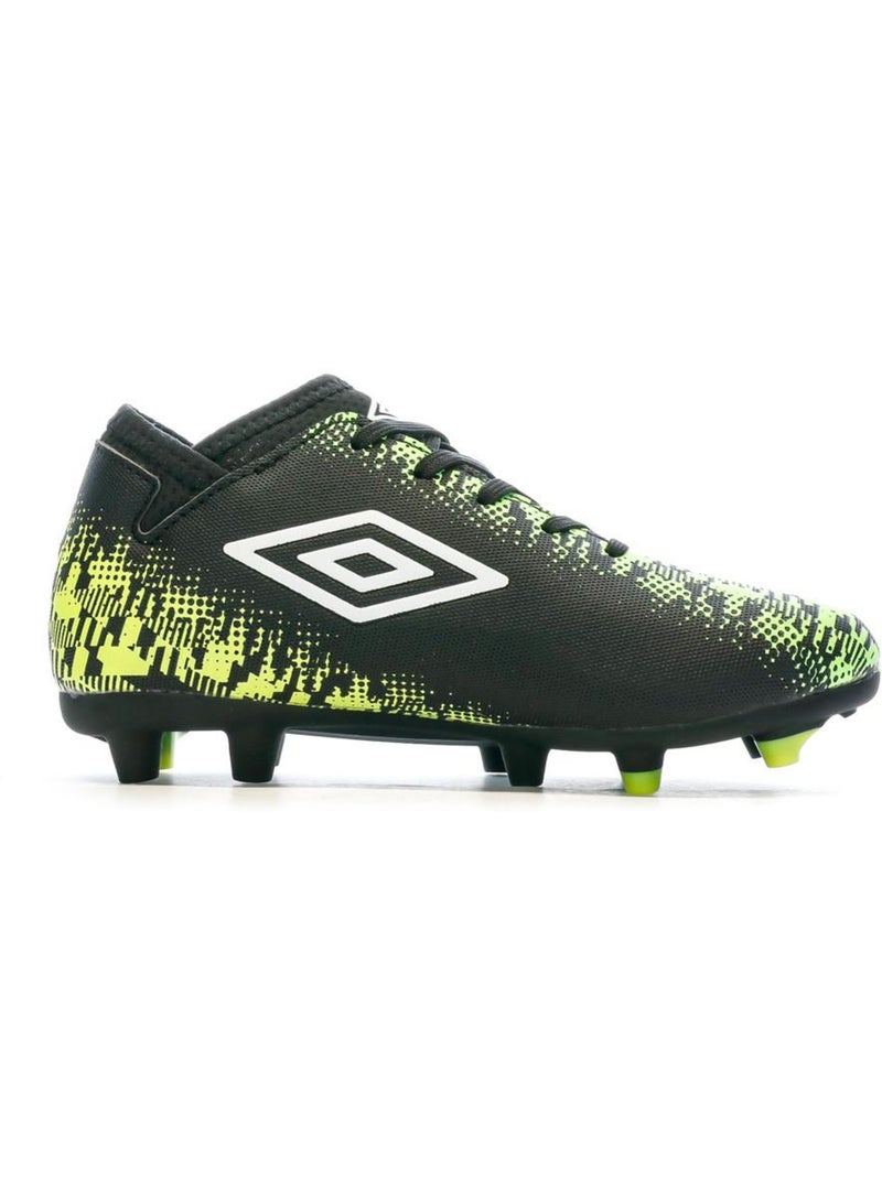 Chuteiras de Futebol Umbro Form Net para Menino Preto/Amarelo Preto - Kiabi