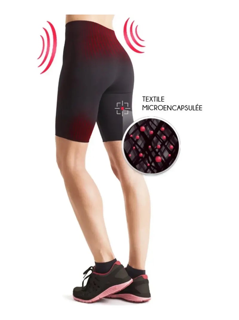 Ciclista fit active modelador emagrecedor Preto - Kiabi