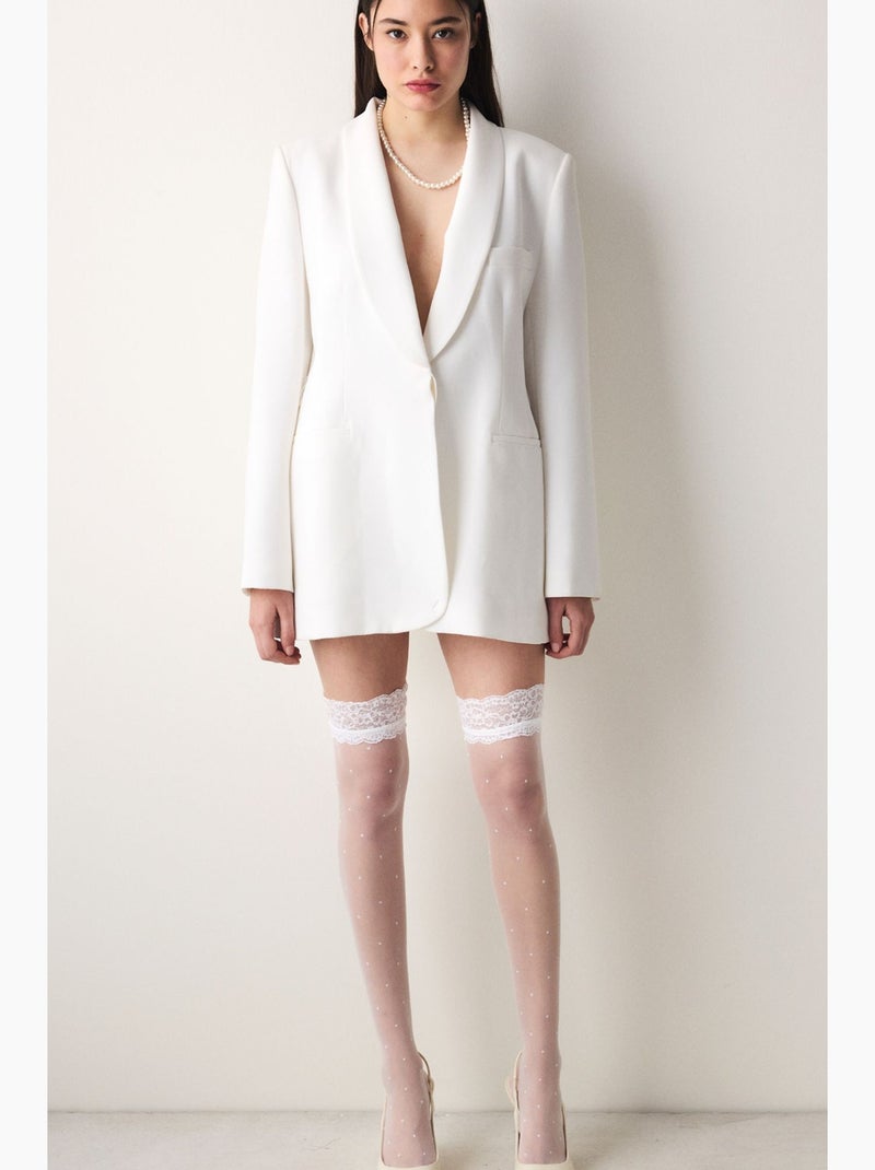 Cinta-liga stil feminina penti Branco - Kiabi