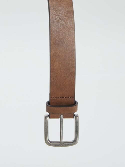 Cinto básico com fivela metálica - Kiabi