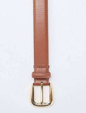 Cinto básico em pele