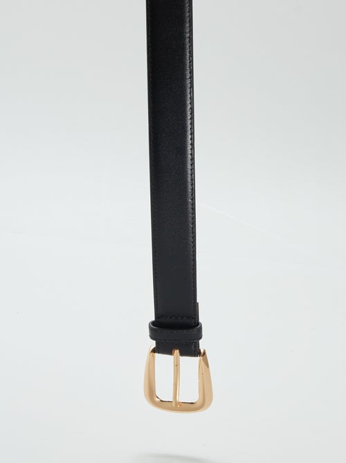 Cinto básico em pele - Kiabi