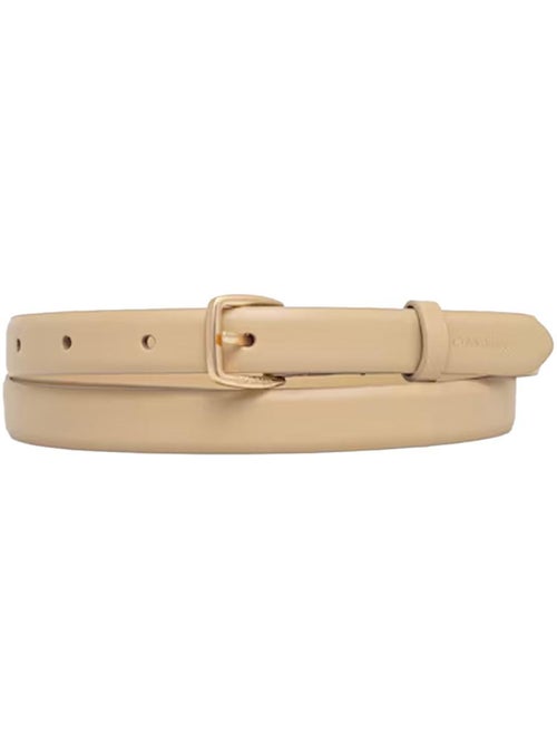 Cinto Bege Calvin Klein Jeans Essential Buckle para Mulher - Kiabi Cinto Bege Calvin Klein Jeans Essential Buckle para Mulher - Kiabi