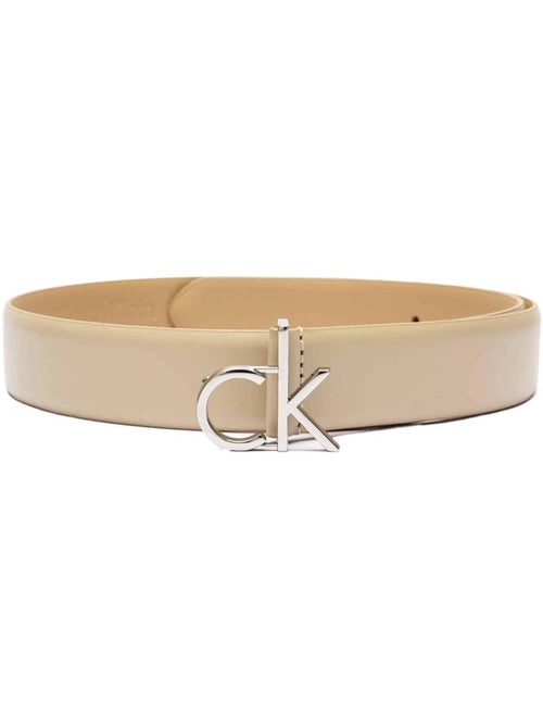 Cinto Bege Calvin Klein Jeans para Mulher com Fivela CK - Kiabi