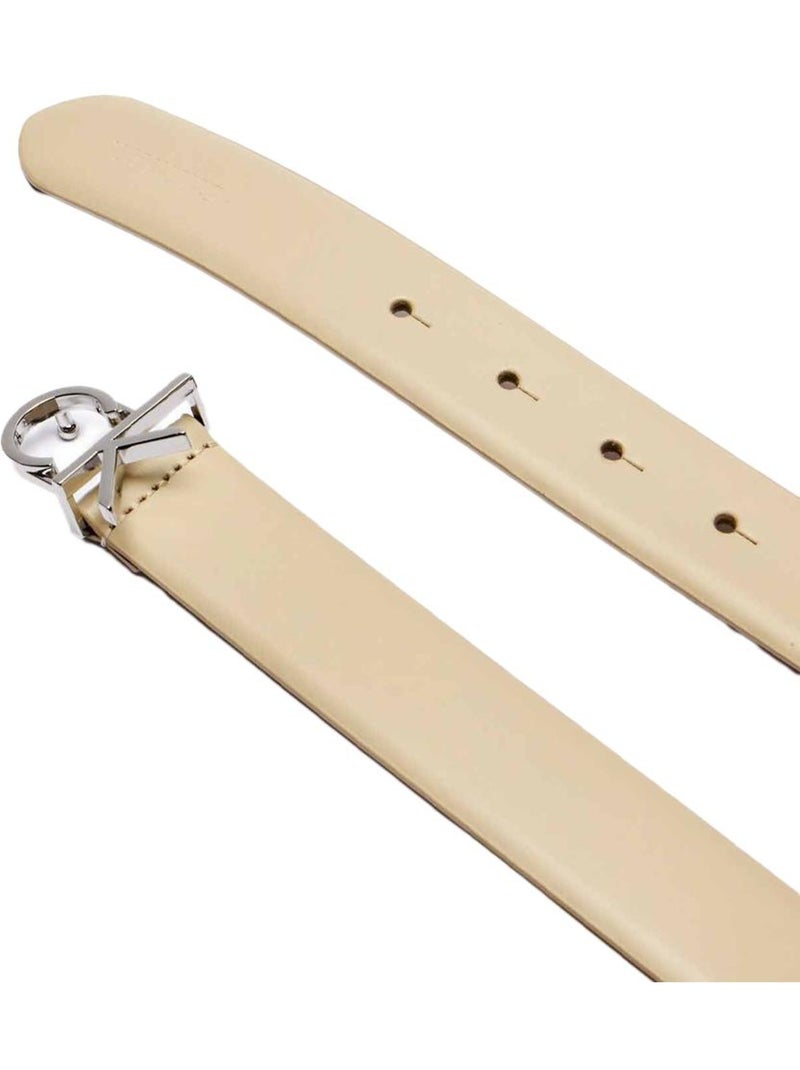 Cinto Bege Calvin Klein Jeans para Mulher com Fivela CK Bege - Kiabi
