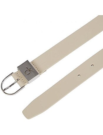 Cinto Bege de Mulher Calvin Klein Jeans com Fivela