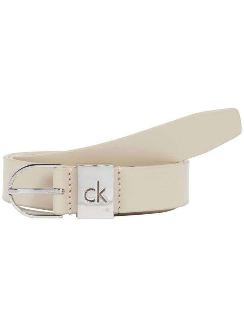 Cinto Bege de Mulher Calvin Klein Jeans com Fivela Bege - Kiabi