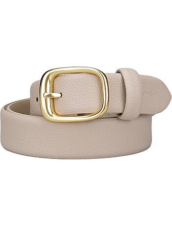 Cinto Bege Grosso Calvin Klein Jeans para Mulher