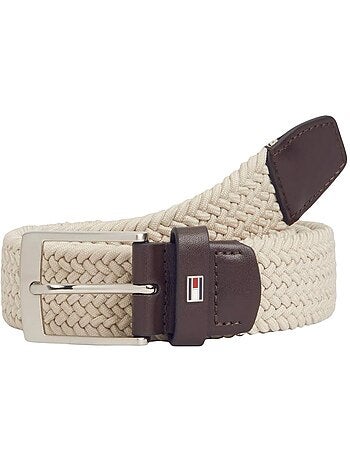 Cinto bege masculino tommy hilfiger adan