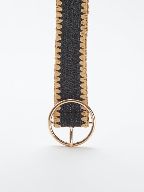 Cinto bordado em corda - Kiabi