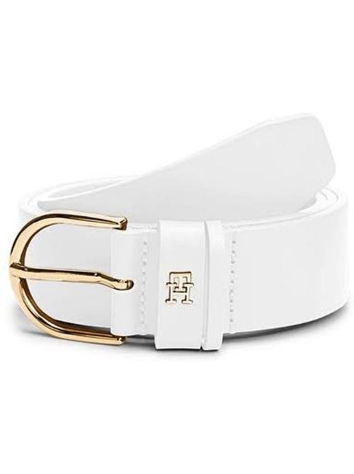 Cinto branco essencial tommy hilfiger para mulher - Kiabi Cinto branco essencial tommy hilfiger para mulher - Kiabi