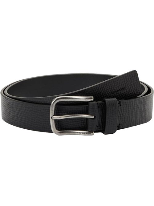 Cinto calvin klein preto para homem fivela redonda 35mm - Kiabi Cinto calvin klein preto para homem fivela redonda 35mm - Kiabi
