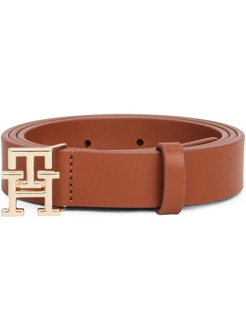 Cinto camel para mulher tommy hilfiger com logo th 2.5 - Kiabi