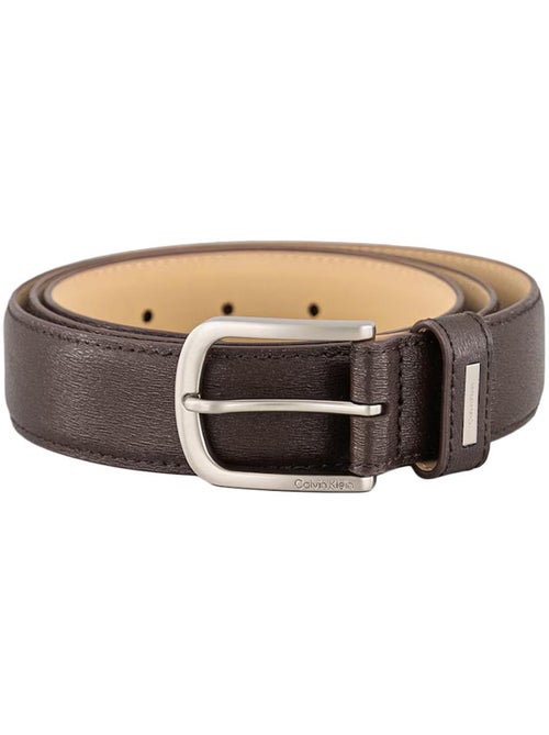 Cinto Casual Calvin Klein Jeans Castanho Fivela de Pino 32 - Kiabi