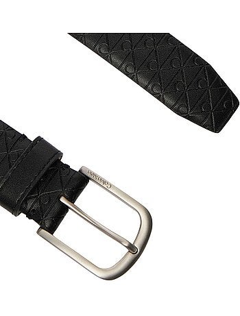 Cinto Casual Masculino Calvin Klein Jeans Fivela de Pino Preto