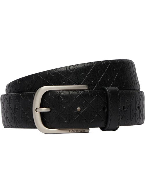 Cinto Casual Masculino Calvin Klein Jeans Fivela de Pino Preto - Kiabi