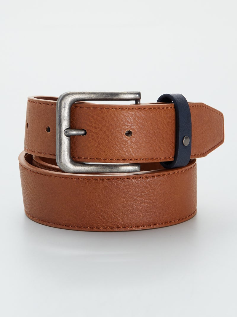 Cinto com fivela Camel - Kiabi