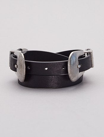 Cinto com fivela dupla - Kiabi