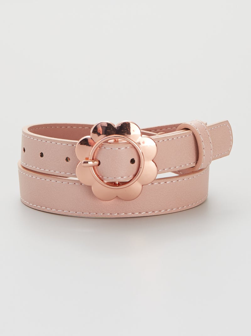 Cinto com fivela fantasia Rosa - Kiabi