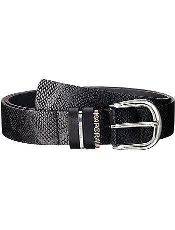 Cinto Croco Preto para Mulher Kaporal NOSNA