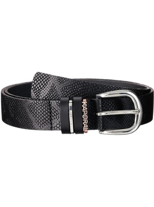 Cinto croco preto para mulher kaporal nosna - Kiabi