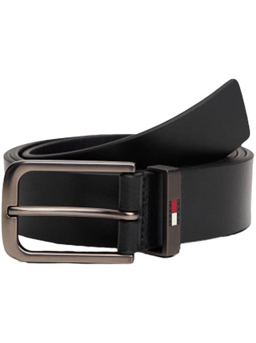 Cinto de Couro Preto para Homem Tommy Hilfiger - Kiabi