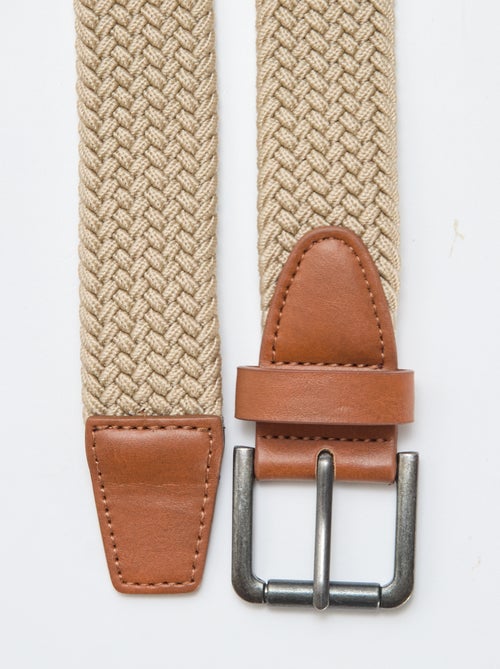 Cinto entrançado elástico - Kiabi