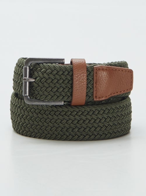 Cinto entrançado elástico - Kiabi