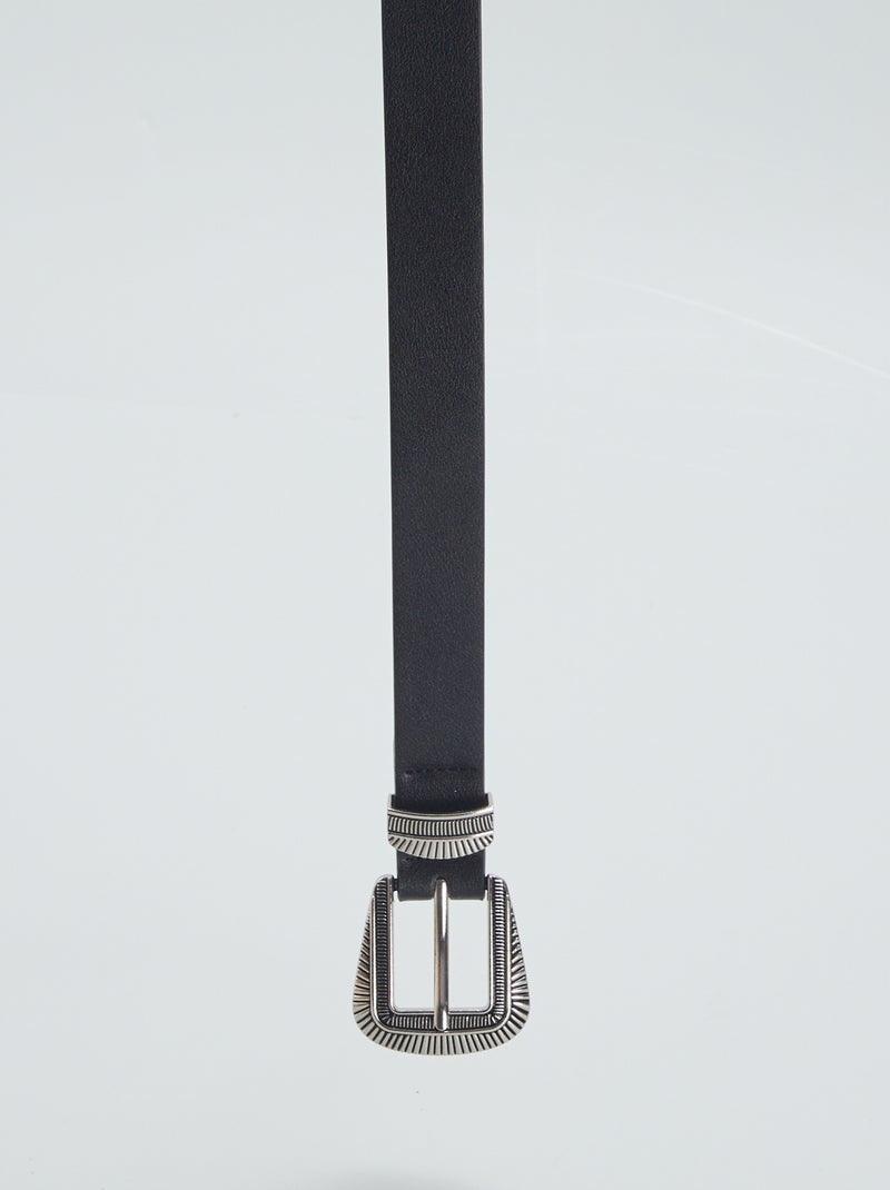 Cinto estilo Western PRETO - Kiabi